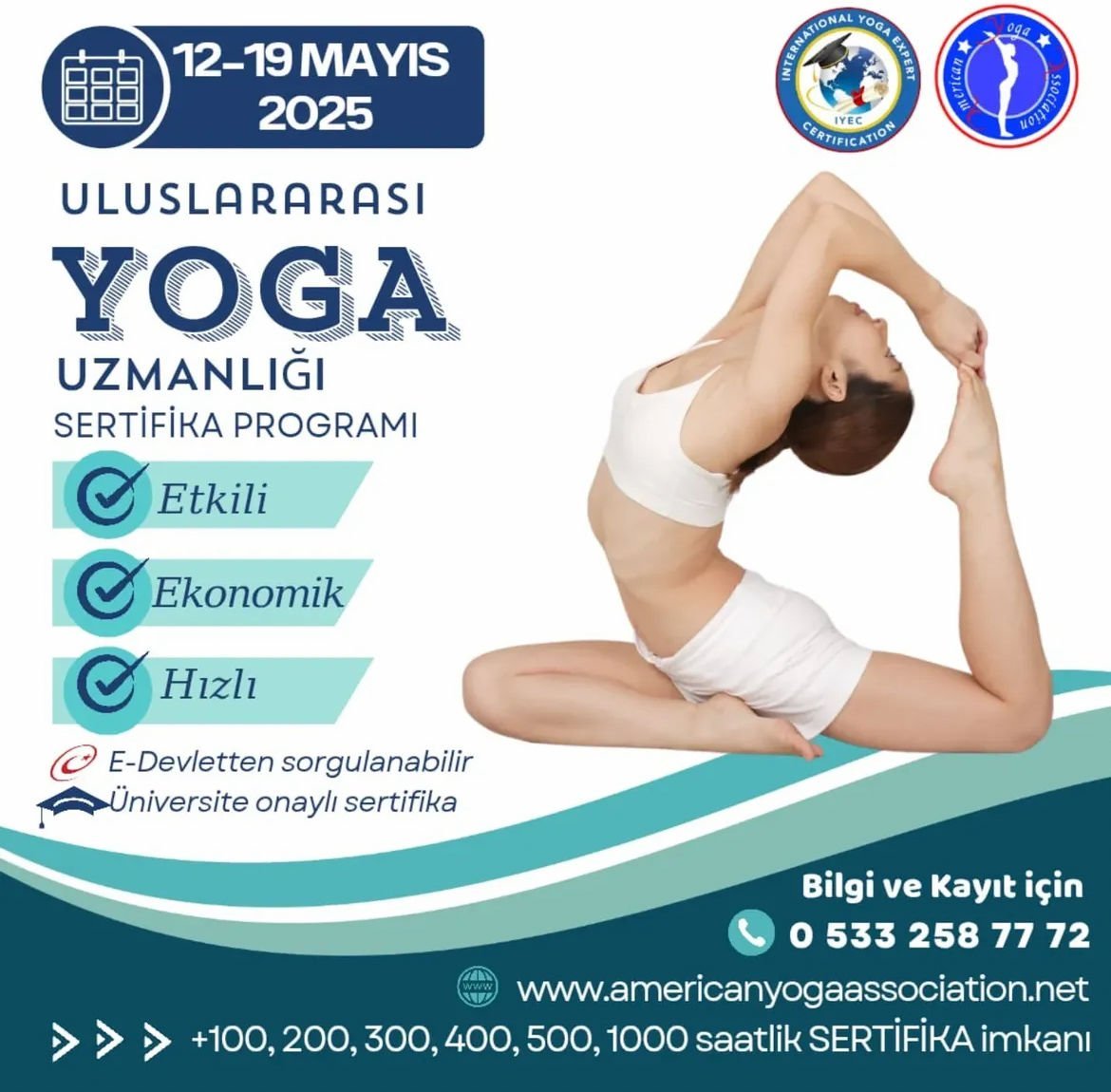 ULUSLARARASI YOGA UZMANLIĞI SERTİFİKA PROGRAMI  (IYEC)
